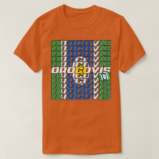 Camiseta Orocovis Cascade texto 3 (Frente do Design)