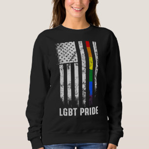 Camiseta Ororgulhoso Dos Eua Bandeira Americana Gay Lgbtq L