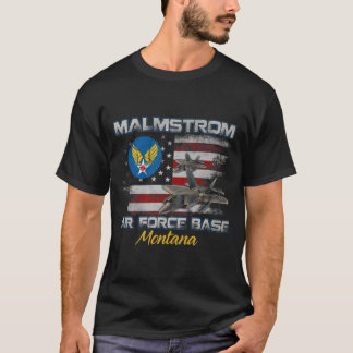 Camiseta Ororgulhoso Malmstrom da base aérea AFB Air Force 
