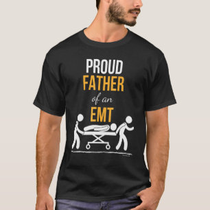 Camiseta Ororgulhoso Padre Emt Pai Pai Avô Papa Fa