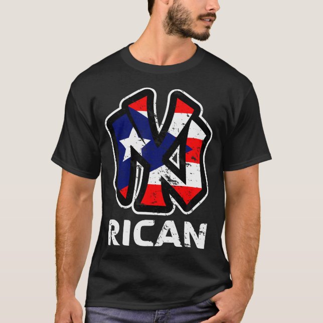 Camiseta Ororgulhoso porto-riquenho (Frente)