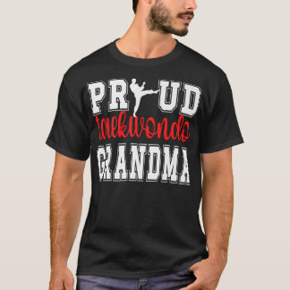 Camiseta Ororgulhoso Taekwondo Avó Taekwondo Avó Prem