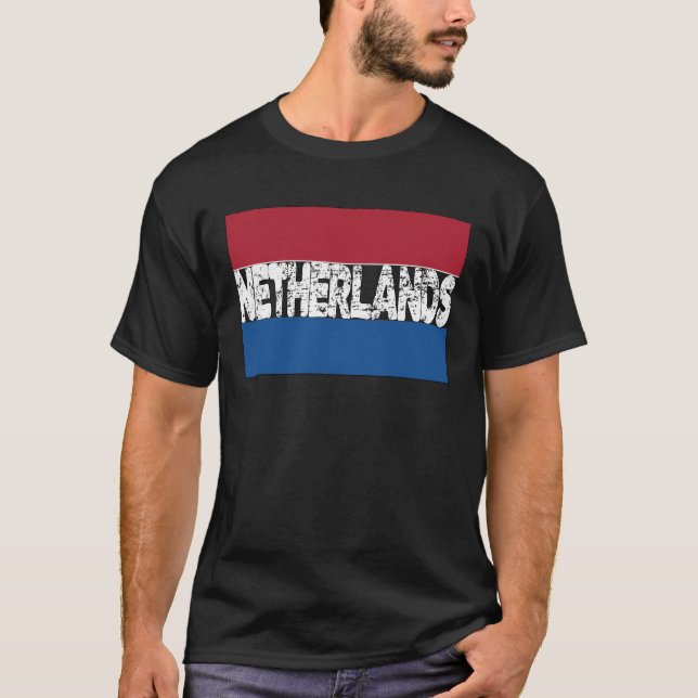 Camiseta Orotas Neerlandesas Orots Países Baixos Bandeira H (Frente)