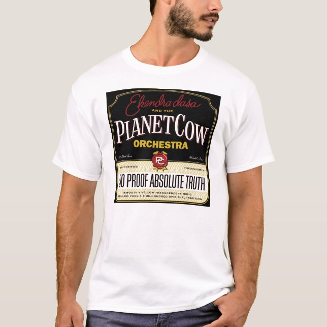 Camiseta Orquestra da vaca do planeta - verdade absoluta de (Frente)