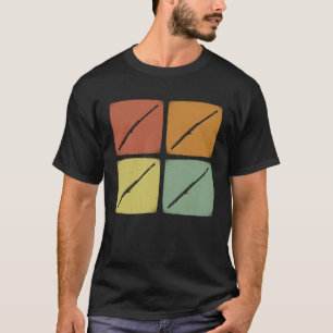 Camiseta Orquestra de Vintage - Músico de Fluxo Retroativo