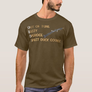 Camiseta Orquestra Musical Oboista Funny Oboe Instrume