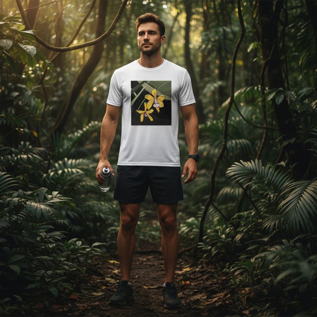 Camiseta Orquídea Amarelo - Tropical Botânica (Criador carregado)