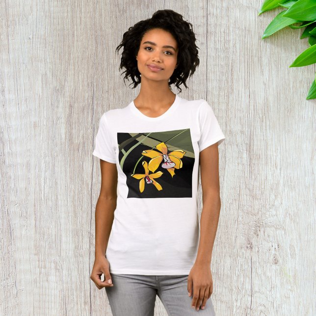 Camiseta Orquídea Amarelo - Tropical Botânica (Criador carregado)