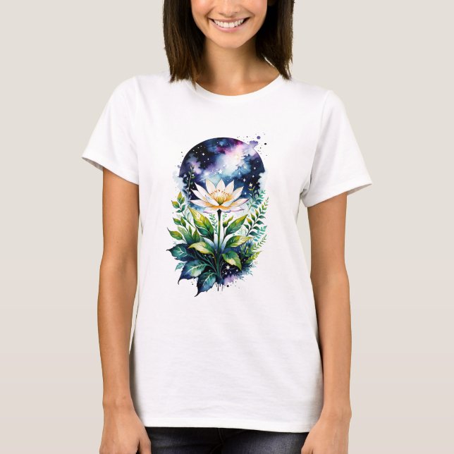 Camiseta Orquídea Astral (Frente)