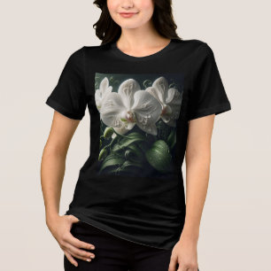 Camiseta Orquídea Branca