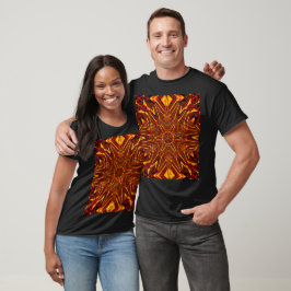 Camiseta Orquídea Cymbidium Gráfico Floral Boêmio