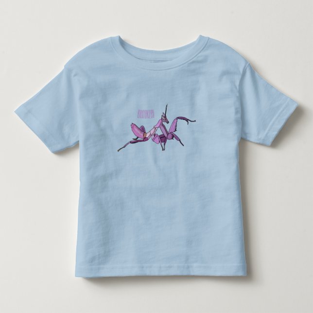 Camiseta Orquídea de desenho (Frente)