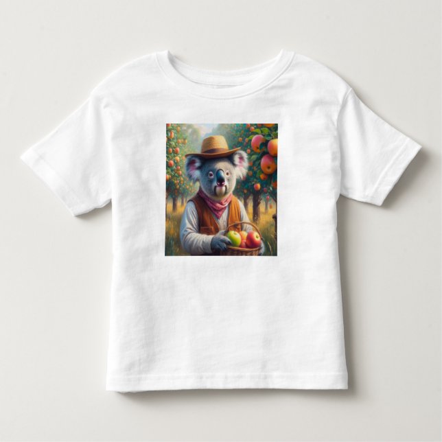 Camiseta Orquídea de maçã Koala (Frente)