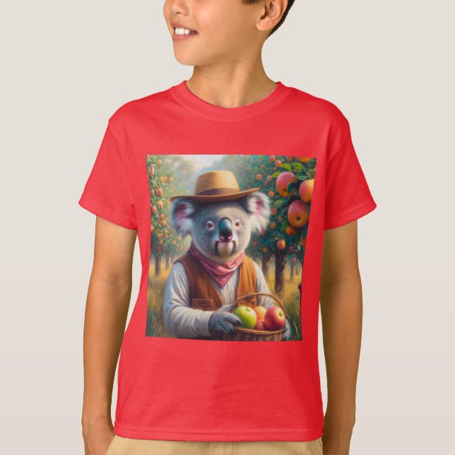 Camiseta Orquídea de maçã Koala (Frente)