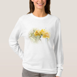 Camiseta Orquídea-mariposa amarela ao sol