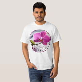 Camiseta Orquídeas Rosa Expectativas em Prata