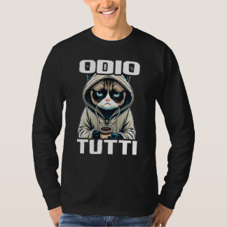 Camiseta Orso Divertente Regalo I Hate People I Odio Tutti