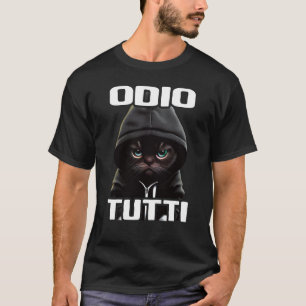 Camiseta Orso Divertente Regalo I Odeio Pessoas Em Ódio Tut
