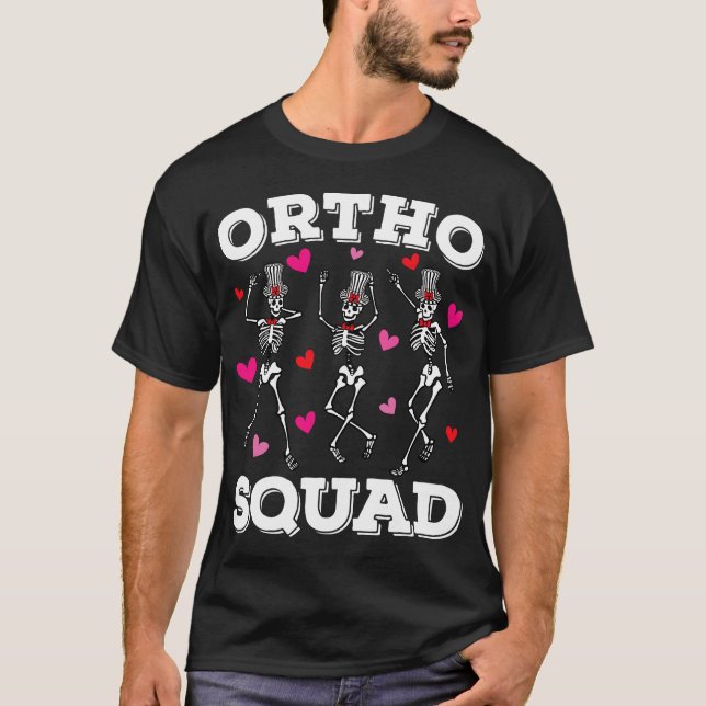 Camiseta Orthad Squad Dancing Skeleton Men (Frente)