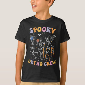 Camiseta Ortho Crew Halloween Dançando Ortopedia Spooky Ske