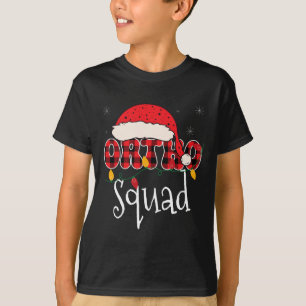 Camiseta Ortho Squad Xadrez Diversão Natal Ortopedicia Trip