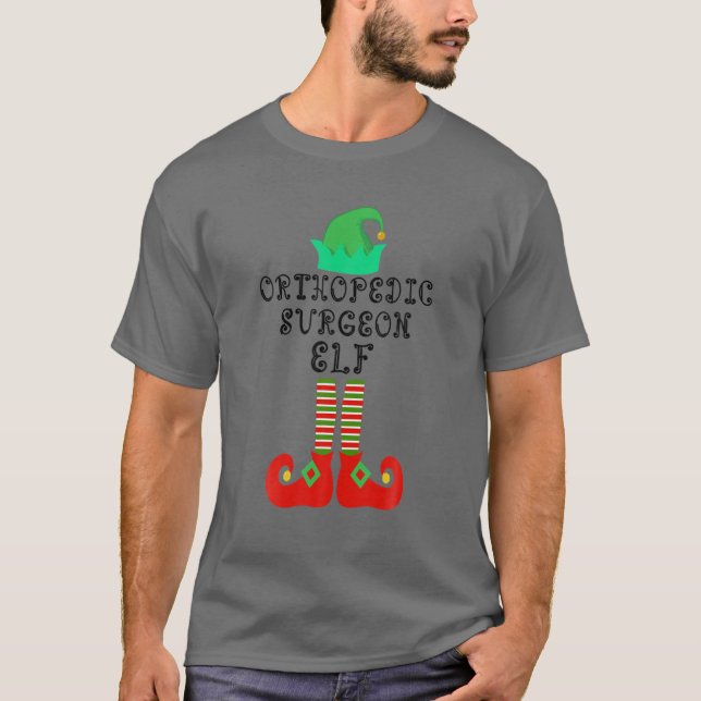Camiseta Orthopedic Surgeon Elf Family Matching Christmas G (Frente)