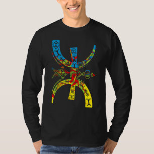 Camiseta Ortodia Amazigh Pessoas Amazigh Yaz Tifinagh - Sím