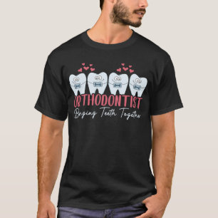 Camiseta Ortodontista Trazendo Dentes Juntos De Luzes Bonit