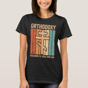 Camiseta Ortodoxia Ortodoxa Engraçada Proclamando a Verdade