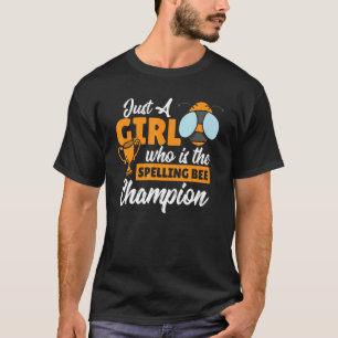 Camiseta Ortografia Da Bee Girl Competitive Ortografia Pala