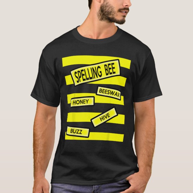 Camiseta Ortografia de Abelhas Engraçadas Pun Professora Ha (Frente)
