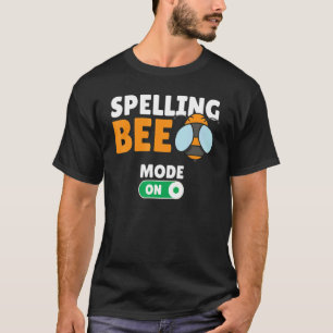 Camiseta Ortografia de Jogo de Abelhas Competitivas Ortogra