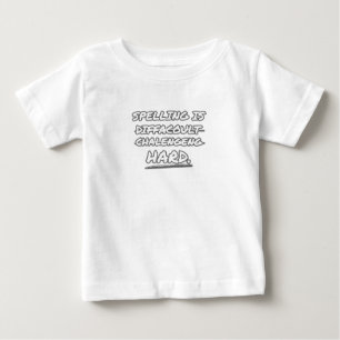 Camiseta Ortografia é Duro