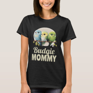 Camiseta Ortografia Mãe Bugerigar Parakeet Bird 1