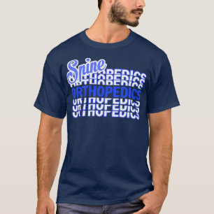 Camiseta Ortopedia cirurgia da coluna eu adoro cirurgia da