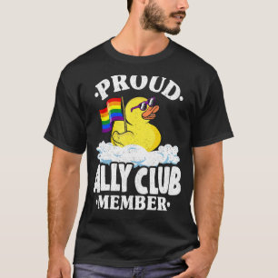 Camiseta Orud Ally Club Membro Rubber Duck Gay Les