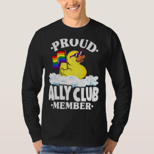 Camiseta Orud Ally Club Membro Rubber Duck Gay Les