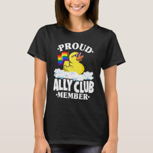 Camiseta Orud Ally Club Membro Rubber Duck Gay Les