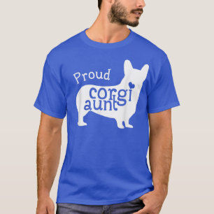 Camiseta Orud Corgi Tia Funny Dia de as mães Cão