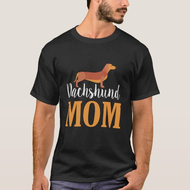 Camiseta Orud Dachshund Mãe (Frente)