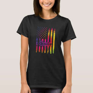 Camiseta Orud Doula Us Flag Postpartum Doula