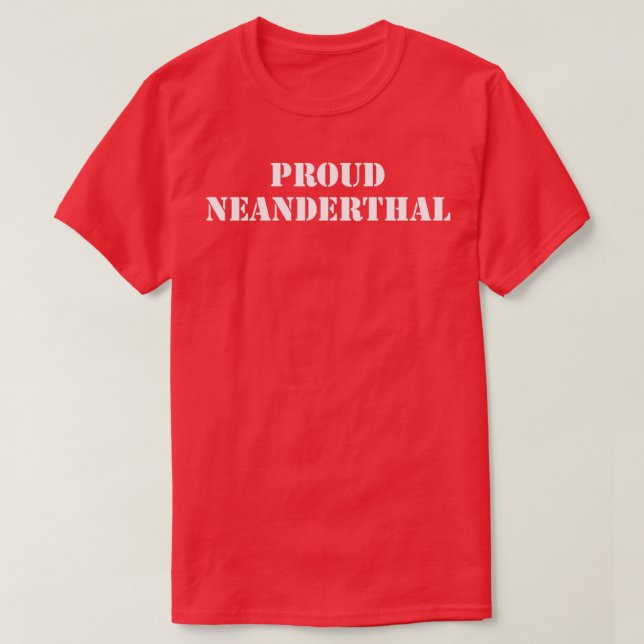 Camiseta Orud Neanderthal (Frente do Design)