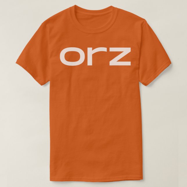Camiseta orz gakkuri dozita (Frente do Design)