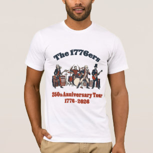 Camiseta Os 1776ers Tour de 250º Aniversário Divertido Patr