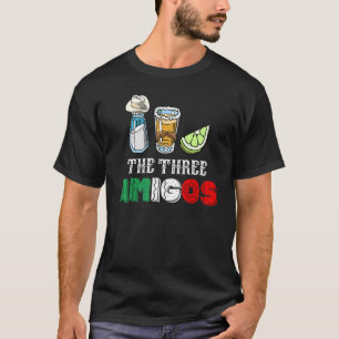 Camiseta Os 3 Três Amigos Salgam Tequila E Limão Cinco De M