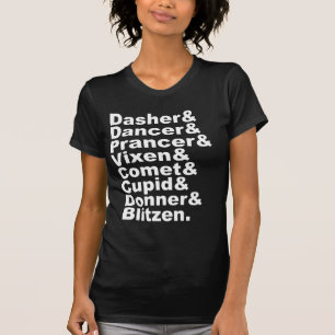 Camiseta Os 8 Renegentes do Papai Noel   Feriado de Natal