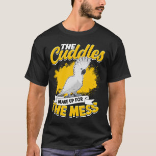 Camiseta Os Abraços Compensam o Caos Papagaio Guarda-Chuva 