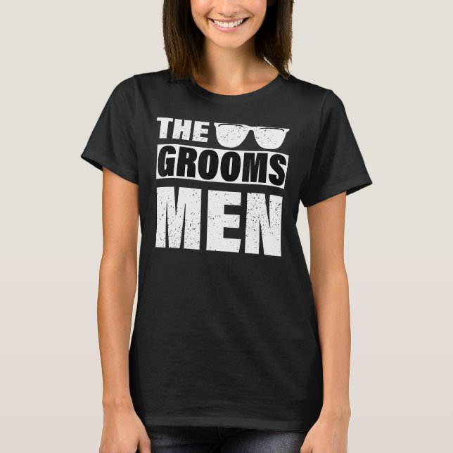Camiseta Os Acompanhantes da Festa de Despedida de Solteiro (Frente)