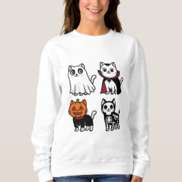 Camiseta Os Adoráveis Gatinhos de Halloween
