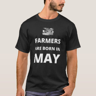 Camiseta Os agricultores estão a nascer em maio